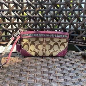 Coach wristlet